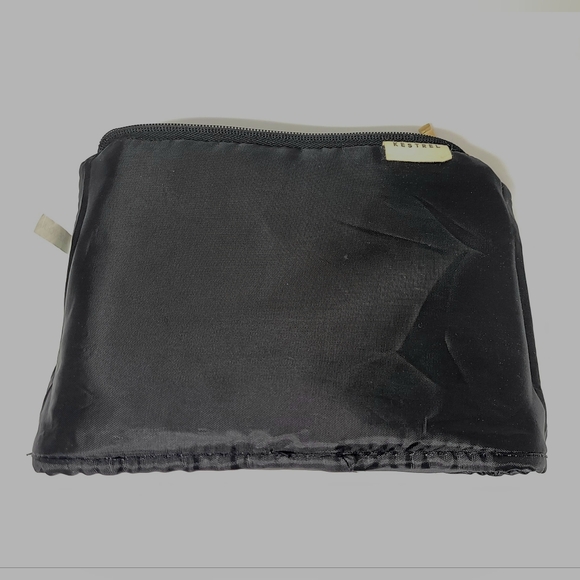 KESTREL Black Faux Suede Fringe Accessory Clutch Bag with Wristlet Strap - Picture 9 of 15